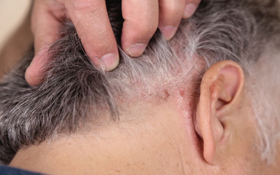 Psoriasis en zonas de alto impacto como manos, cara y cuero cabelludo Psoriasis en zonas de alto impacto como manos, cara y cuero cabelludo